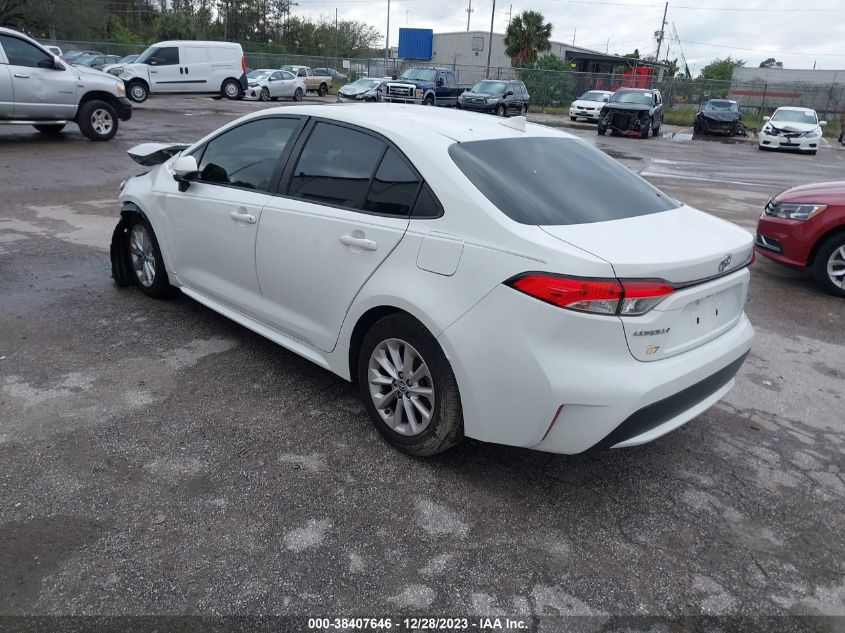 2020 TOYOTA COROLLA LE - JTDHPRAE0LJ028621
