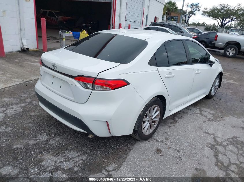 2020 TOYOTA COROLLA LE - JTDHPRAE0LJ028621