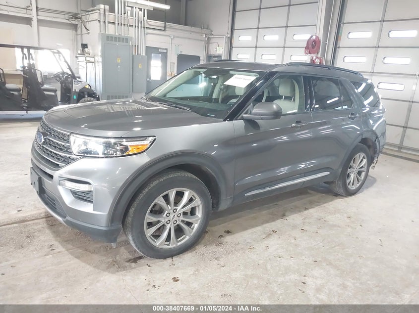 VIN 1FMSK8DHXMGA99131 2021 FORD EXPLORER XLT
