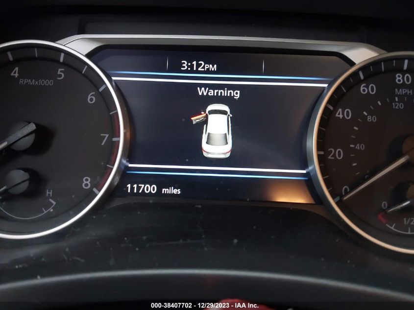 2022 NISSAN SENTRA SV XTRONIC CVT - 3N1AB8CV0NY283889