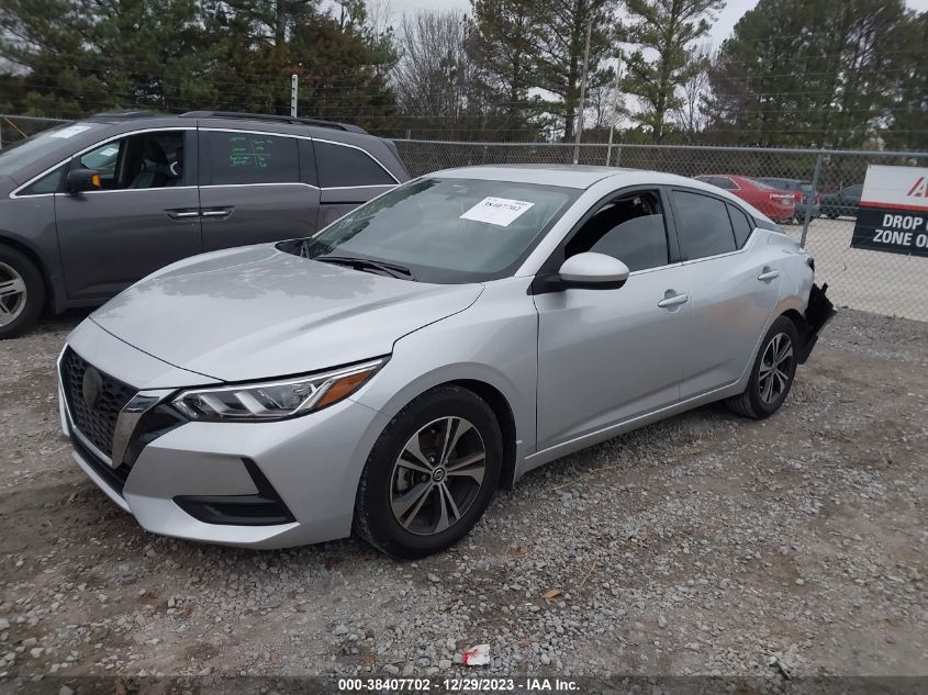 2022 NISSAN SENTRA SV XTRONIC CVT - 3N1AB8CV0NY283889
