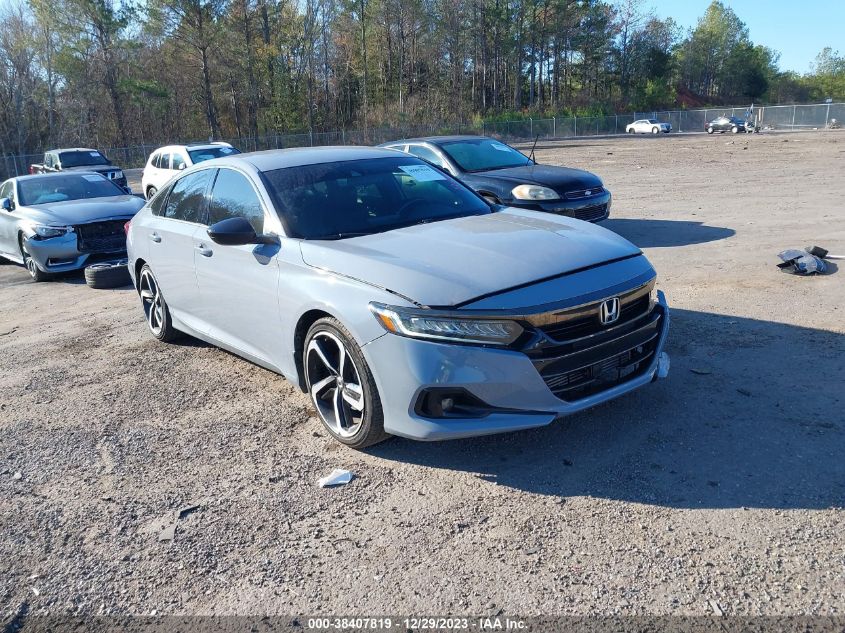 2021 HONDA ACCORD SPORT - 1HGCV1F32MA089514