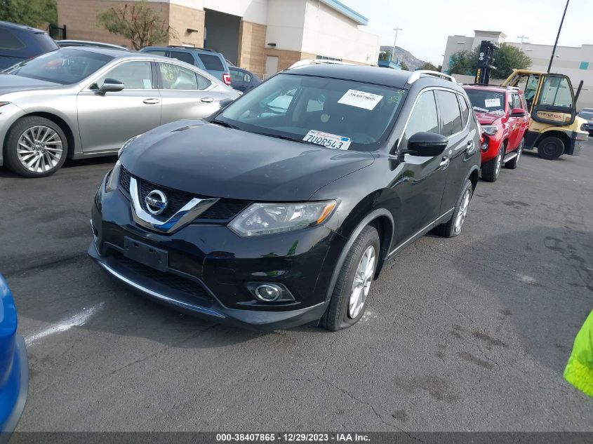 2016 NISSAN ROGUE S/SL/SV - KNMAT2MT7GP660338