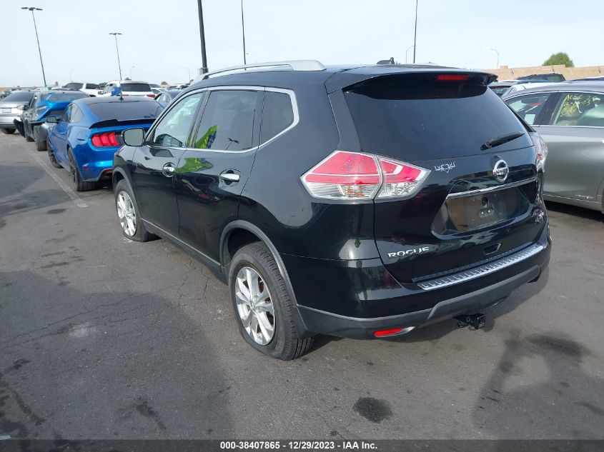 2016 NISSAN ROGUE S/SL/SV - KNMAT2MT7GP660338