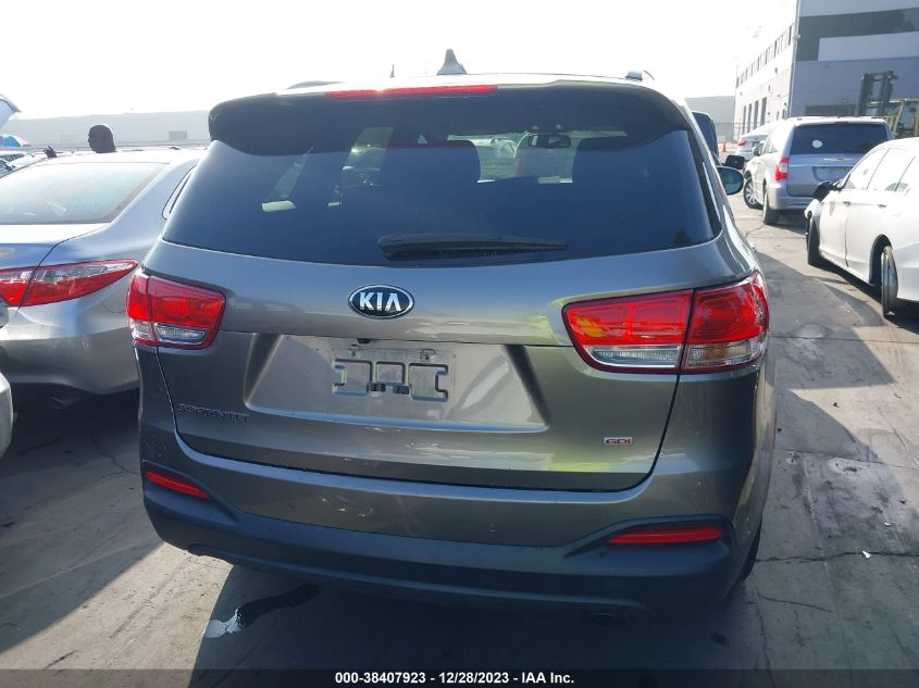 2016 KIA SORENTO 2.4L LX - 5XYPG4A33GG029393