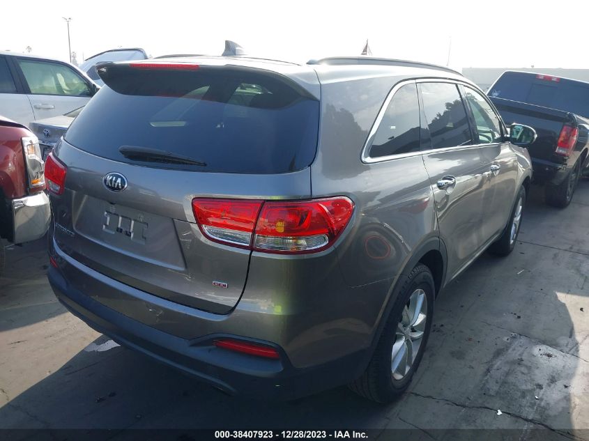 2016 KIA SORENTO 2.4L LX - 5XYPG4A33GG029393