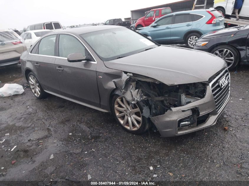 2014 AUDI A4 PREMIUM - WAUAFAFL3EA070181