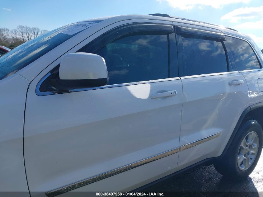2013 JEEP GRAND CHEROKEE LAREDO - 1C4RJFAGXDC587203