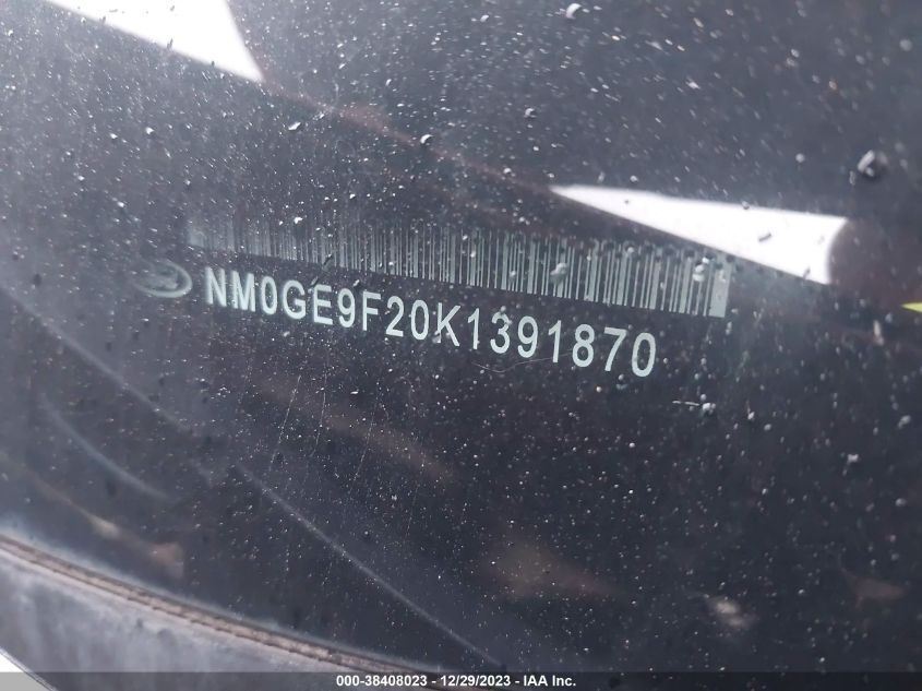 2019 FORD TRANSIT CONNECT XLT - NM0GE9F20K1391870