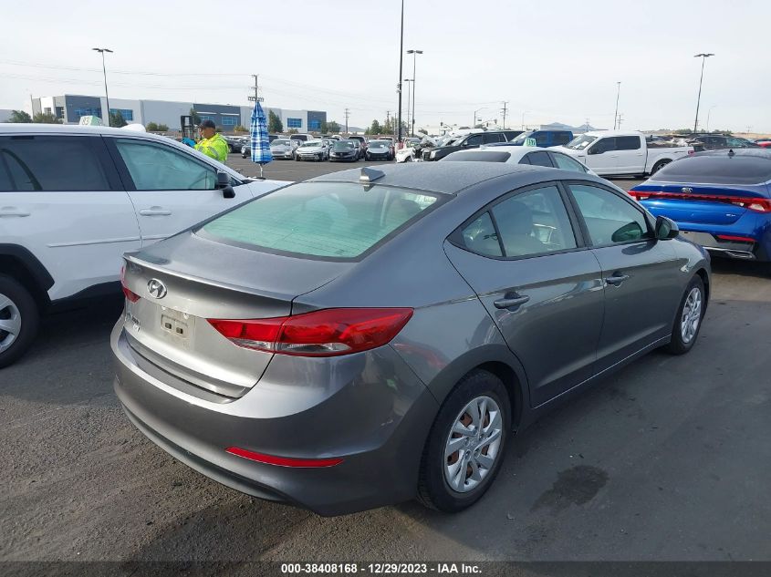 2018 HYUNDAI ELANTRA SE - 5NPD74LF4JH377018