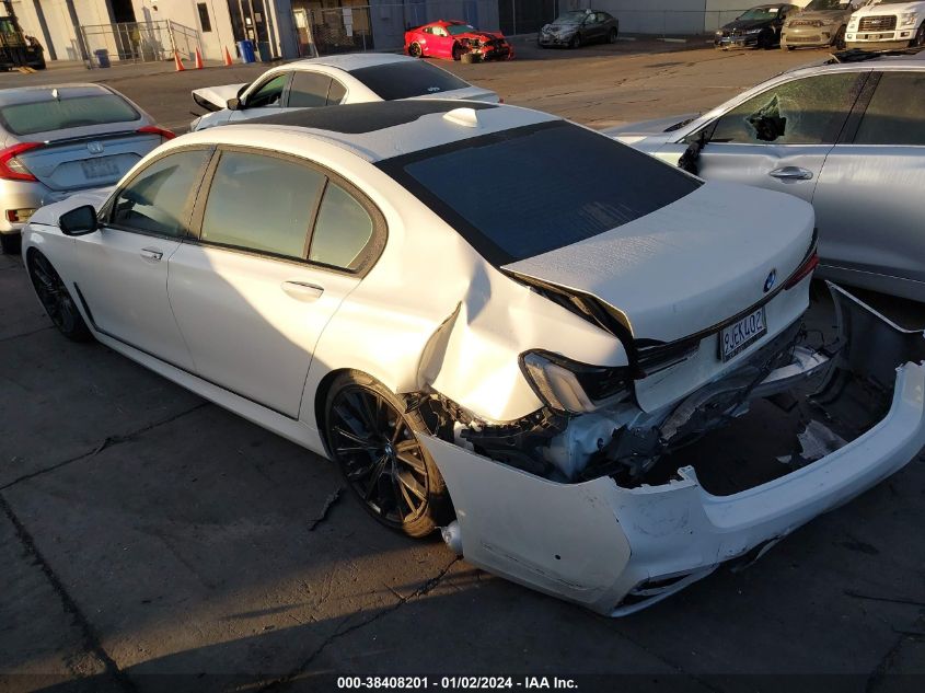 2021 BMW 7 SERIES 740I WBA7T2C09MCE66012