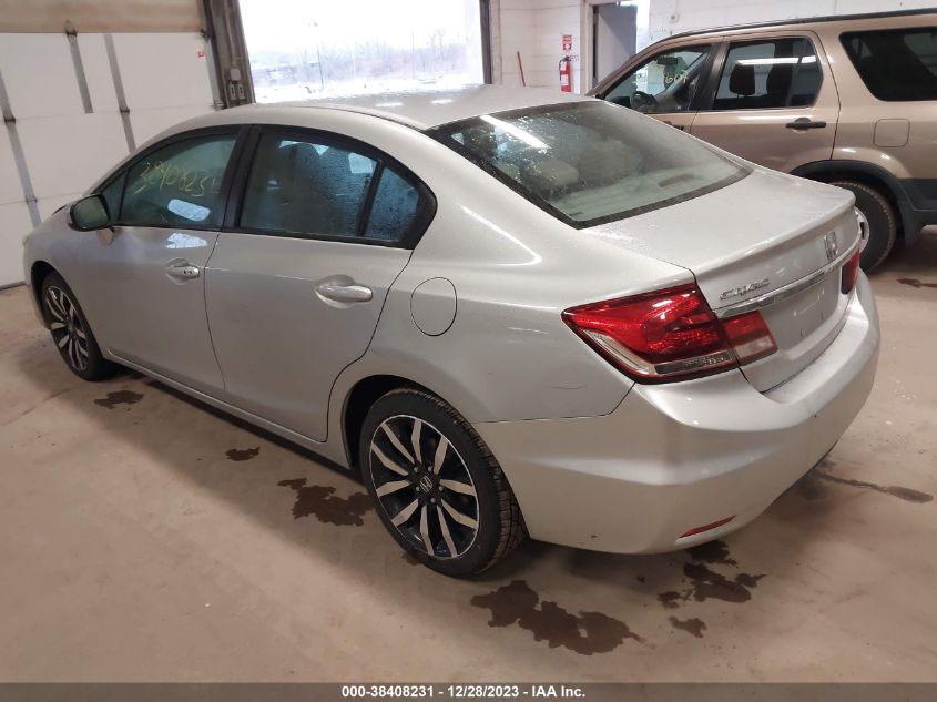 2015 HONDA CIVIC EXL - 2HGFB2F94FH503154