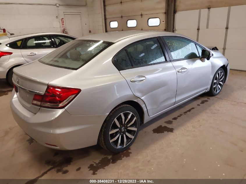 2015 HONDA CIVIC EXL - 2HGFB2F94FH503154