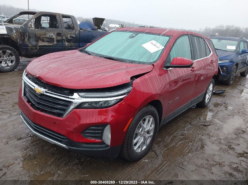 2022 CHEVROLET EQUINOX LT - 3GNAXKEV4NL204527