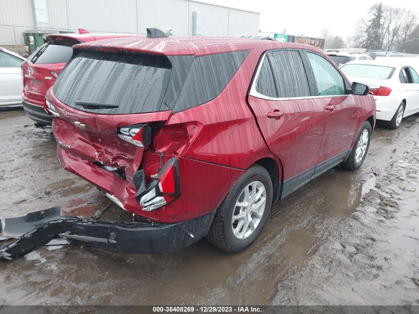 2022 CHEVROLET EQUINOX LT - 3GNAXKEV4NL204527