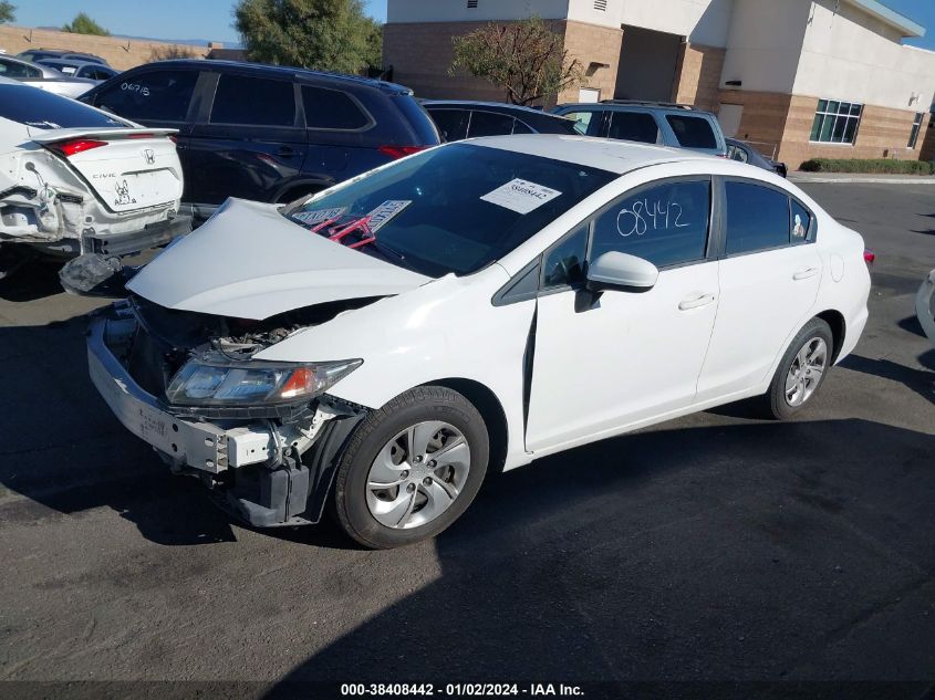 2015 HONDA CIVIC LX - 2HGFB2F54FH561858