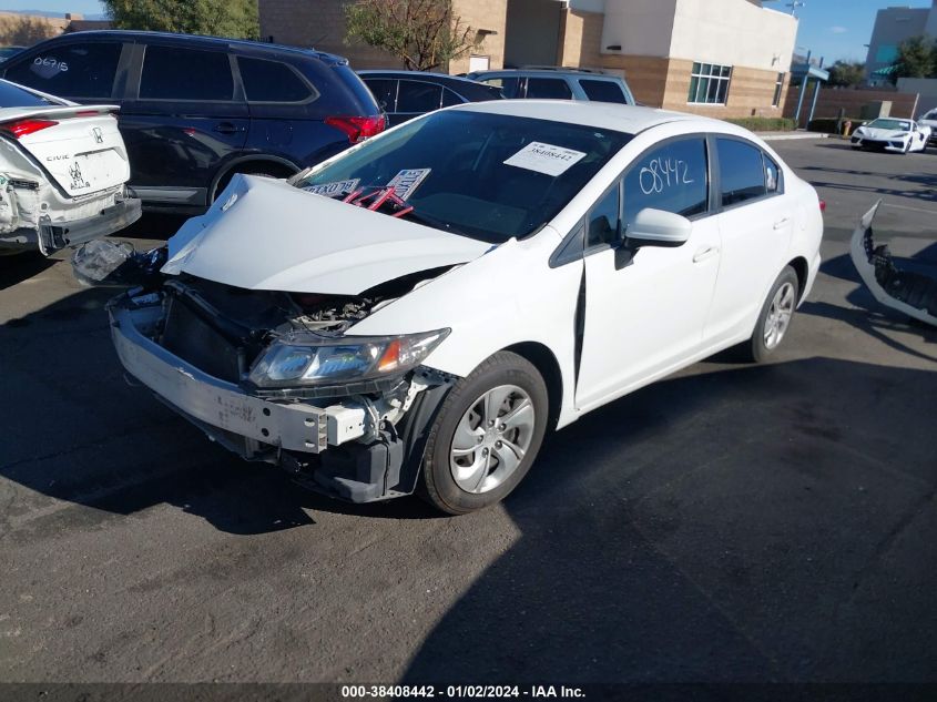 2015 HONDA CIVIC LX - 2HGFB2F54FH561858