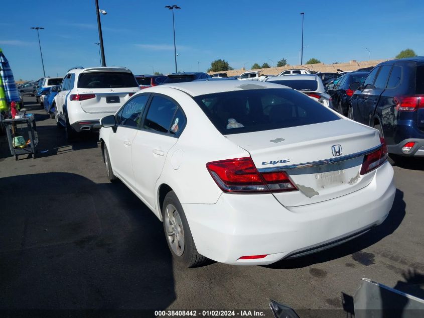 2015 HONDA CIVIC LX - 2HGFB2F54FH561858