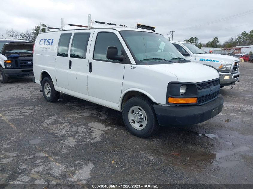 2013 CHEVROLET EXPRESS 2500 WORK VAN - 1GCWGFBAXD1149062