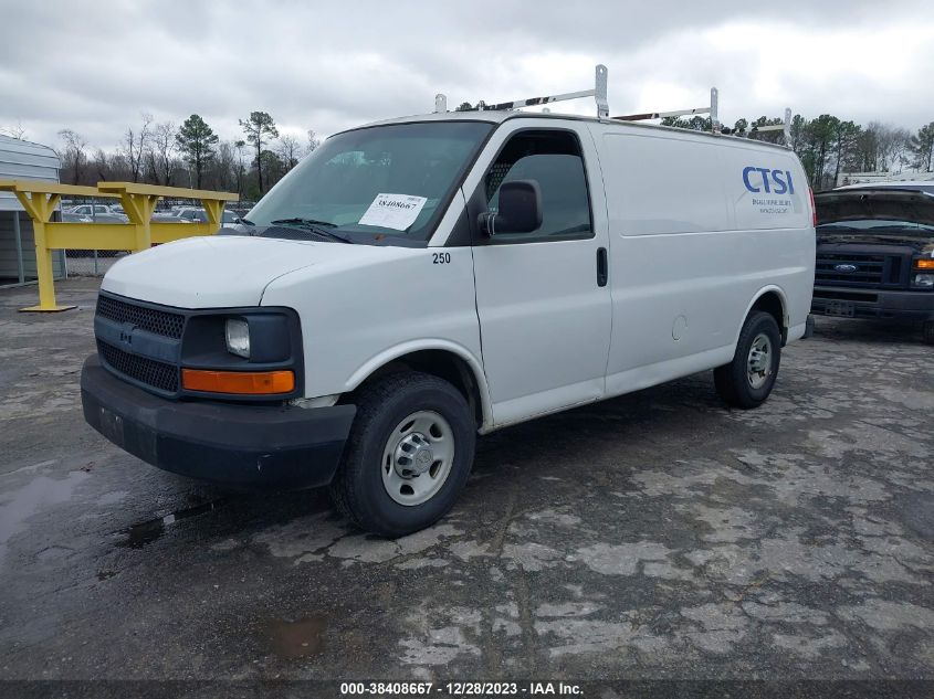 2013 CHEVROLET EXPRESS 2500 WORK VAN 1GCWGFBAXD1149062