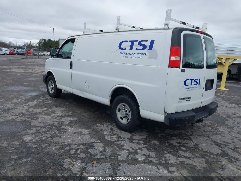 2013 CHEVROLET EXPRESS 2500 WORK VAN 1GCWGFBAXD1149062