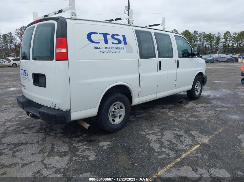 2013 CHEVROLET EXPRESS 2500 WORK VAN 1GCWGFBAXD1149062