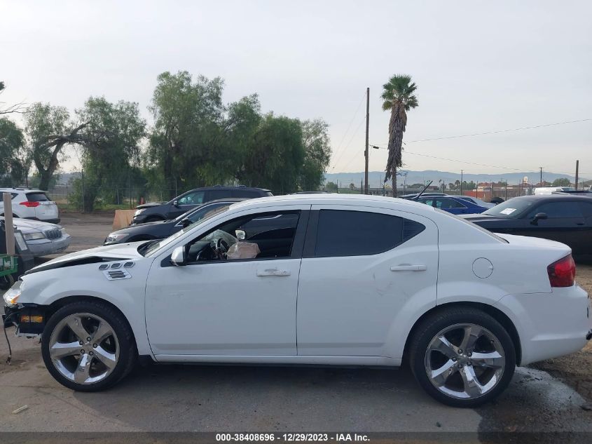 2013 DODGE AVENGER SXT - 1C3CDZCBXDN680943