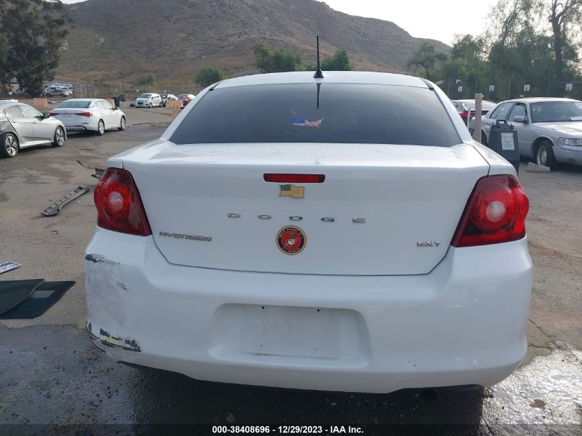 2013 DODGE AVENGER SXT - 1C3CDZCBXDN680943