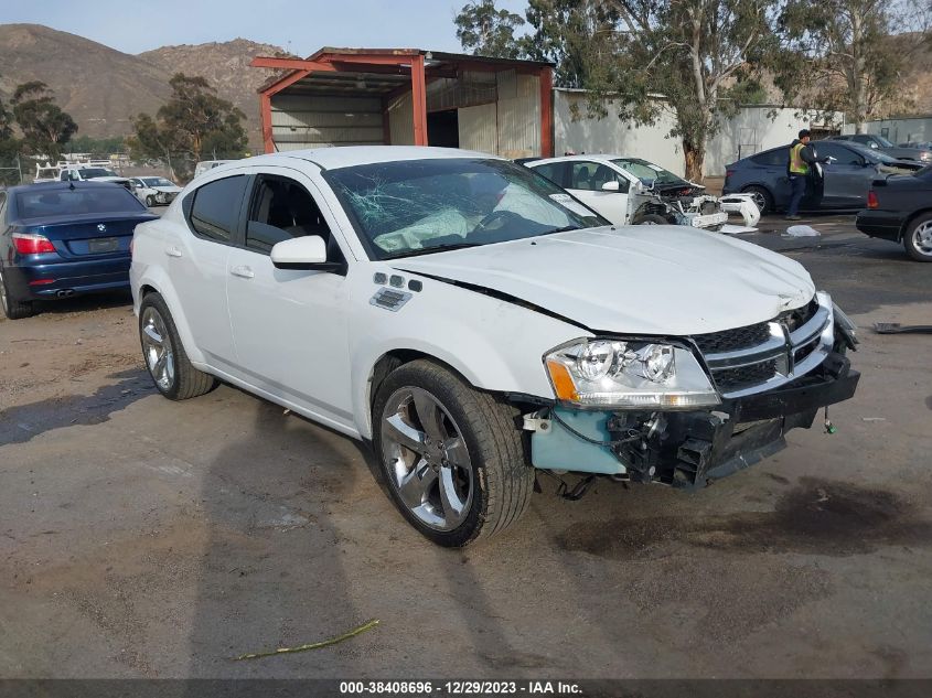 2013 DODGE AVENGER SXT - 1C3CDZCBXDN680943