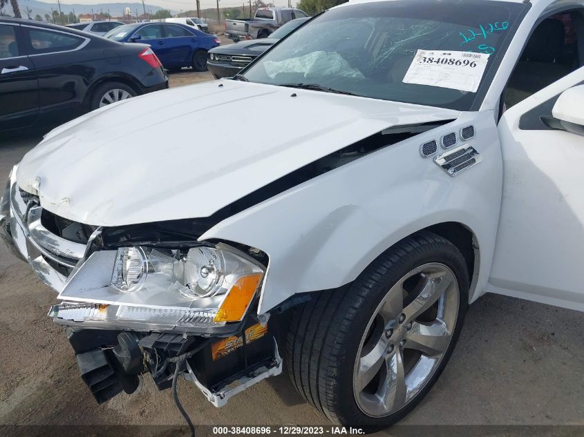 2013 DODGE AVENGER SXT - 1C3CDZCBXDN680943