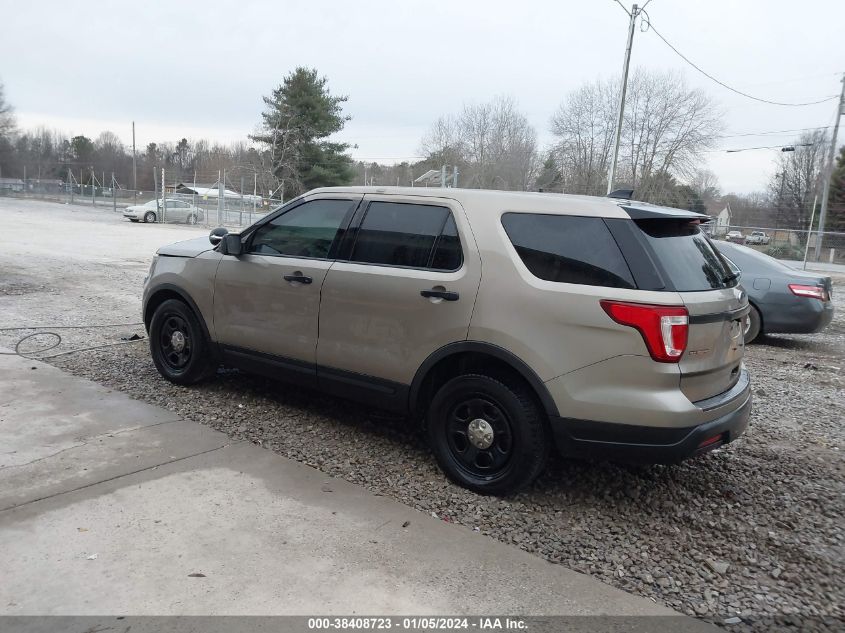 2018 FORD POLICE INTERCEPTOR UTILITY 1FM5K8AR3JGB46196