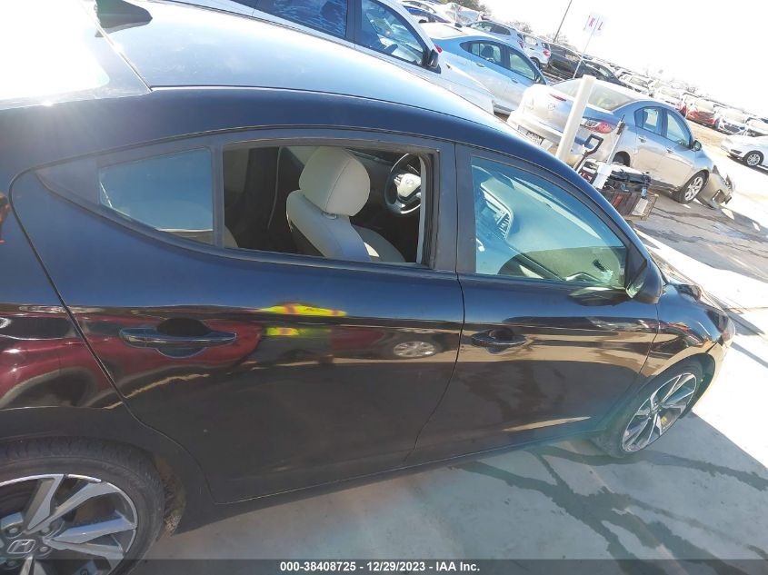 2017 HYUNDAI ELANTRA SE - KMHD74LF1HU071793