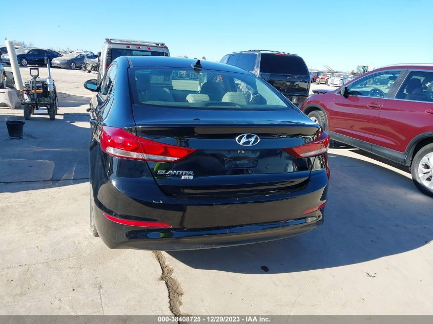 2017 HYUNDAI ELANTRA SE - KMHD74LF1HU071793