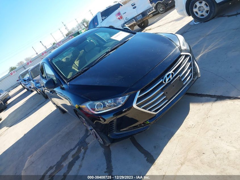 2017 HYUNDAI ELANTRA SE - KMHD74LF1HU071793