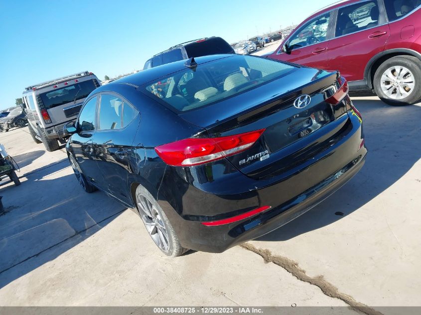 2017 HYUNDAI ELANTRA SE - KMHD74LF1HU071793