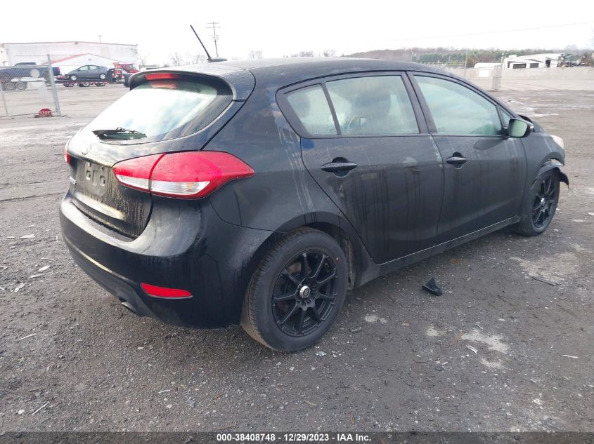 KNAFK5A82G5597717 | 2016 KIA FORTE