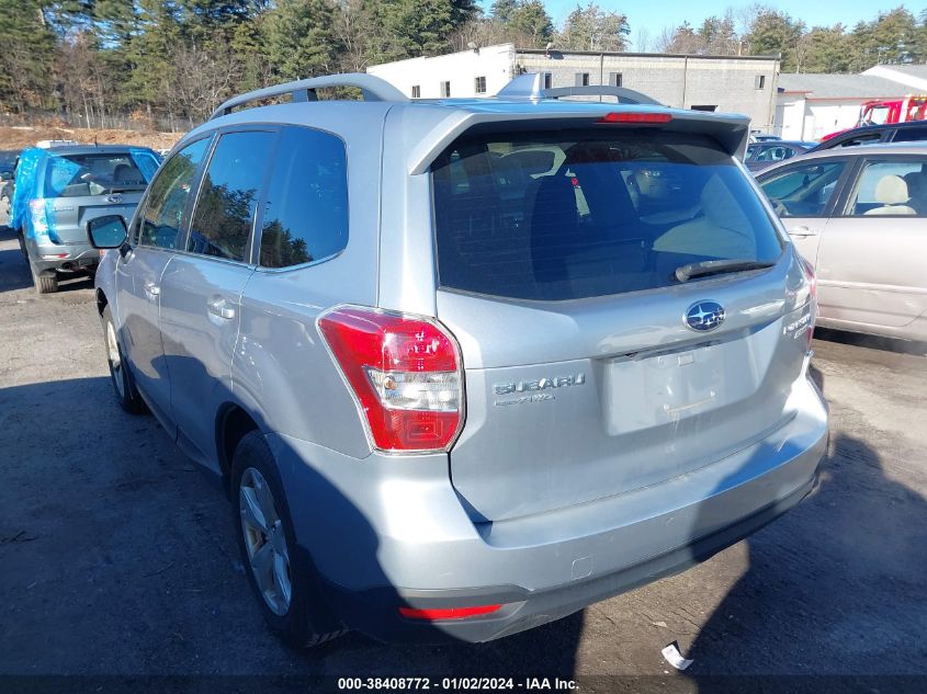 2016 SUBARU FORESTER 2.5I LIMITED - JF2SJARC5GH521303