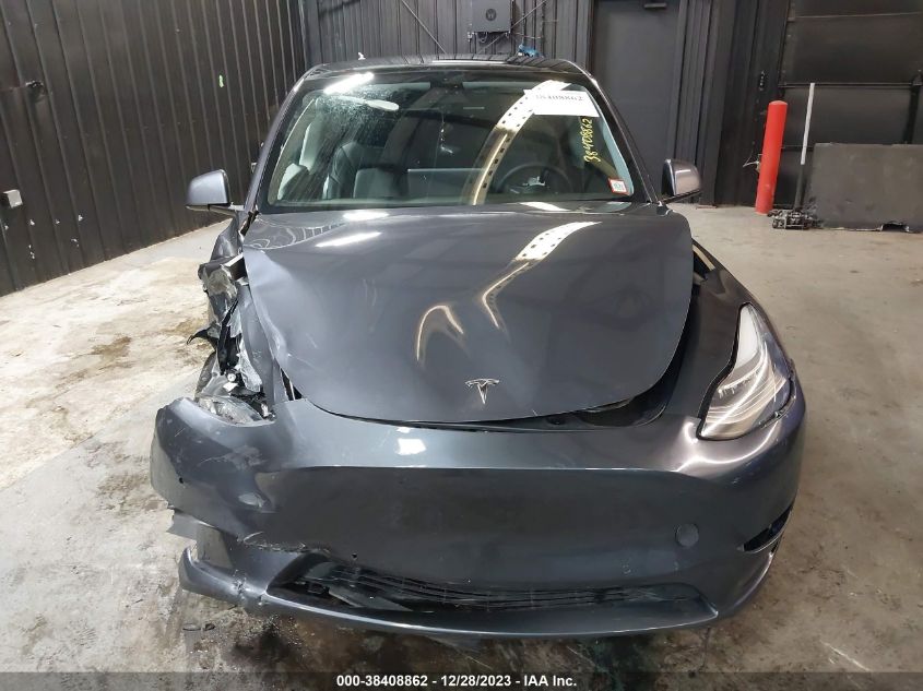 2021 TESLA MODEL Y LONG RANGE DUAL MOTOR ALL-WHEEL DRIVE - 5YJYGAEE0MF187935
