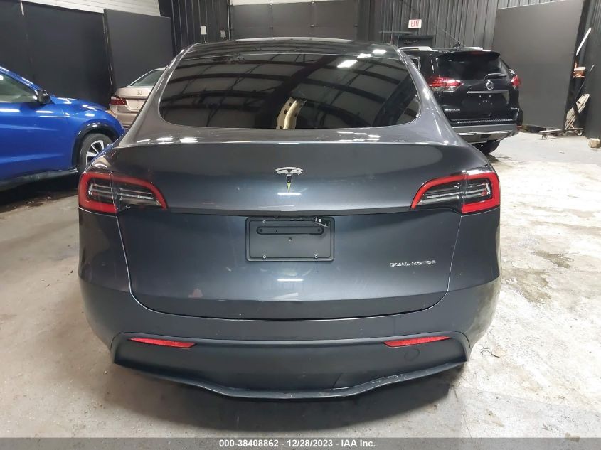 2021 TESLA MODEL Y LONG RANGE DUAL MOTOR ALL-WHEEL DRIVE - 5YJYGAEE0MF187935