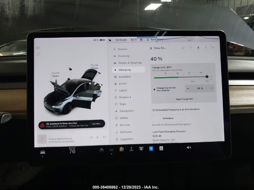 2021 TESLA MODEL Y LONG RANGE DUAL MOTOR ALL-WHEEL DRIVE - 5YJYGAEE0MF187935