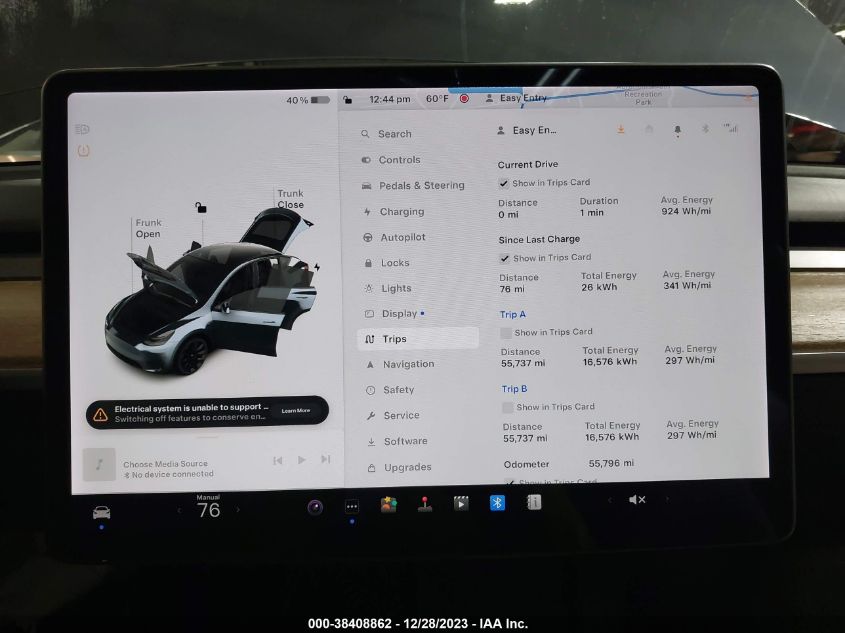 2021 TESLA MODEL Y LONG RANGE DUAL MOTOR ALL-WHEEL DRIVE - 5YJYGAEE0MF187935