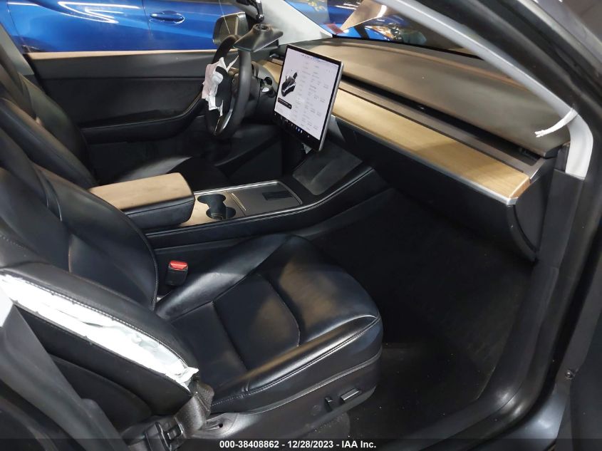 2021 TESLA MODEL Y LONG RANGE DUAL MOTOR ALL-WHEEL DRIVE - 5YJYGAEE0MF187935