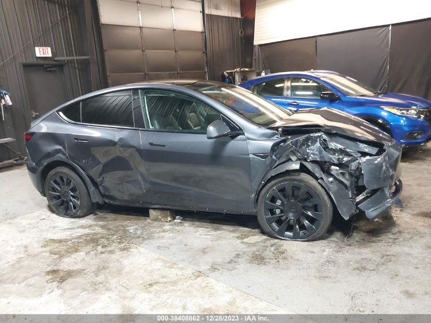 2021 TESLA MODEL Y LONG RANGE DUAL MOTOR ALL-WHEEL DRIVE - 5YJYGAEE0MF187935