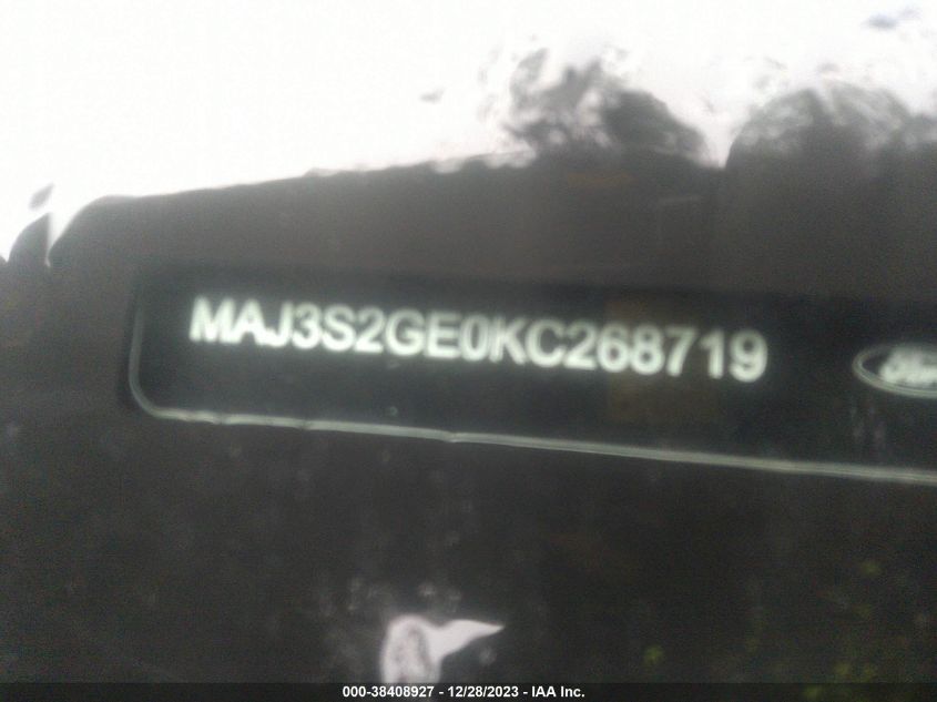 2019 FORD ECOSPORT SE - MAJ3S2GE0KC268719