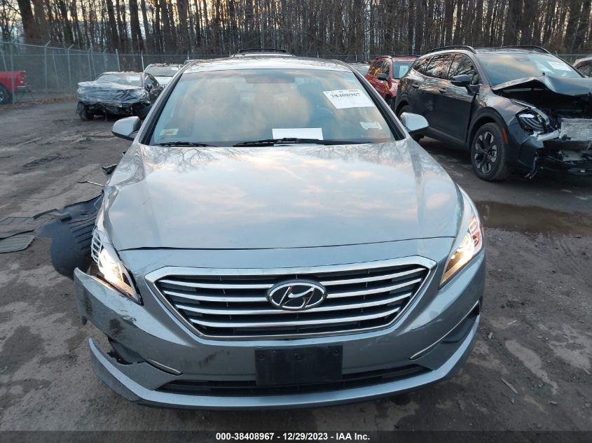 2016 HYUNDAI SONATA SE - 5NPE24AF4GH370102