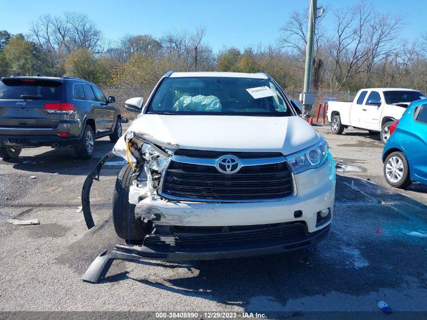 2015 TOYOTA HIGHLANDER XLE V6 - 5TDKKRFH4FS098007