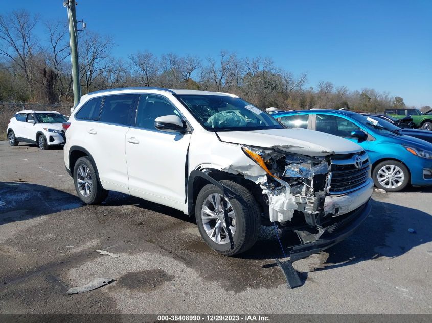 2015 TOYOTA HIGHLANDER XLE V6 - 5TDKKRFH4FS098007