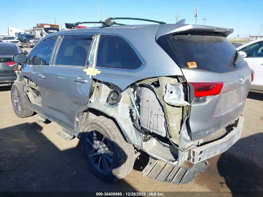 2017 TOYOTA HIGHLANDER SE/XLE - 5TDKZRFH8HS507415
