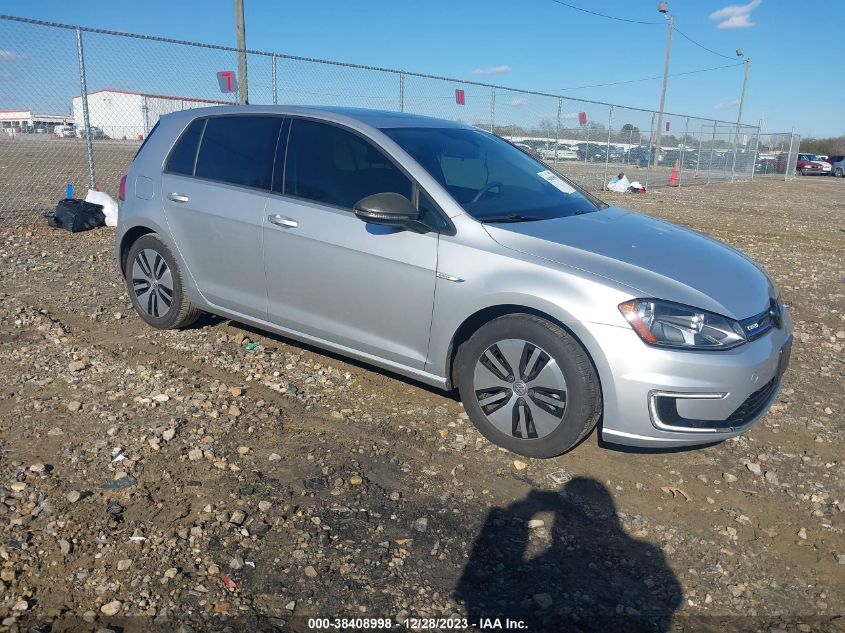 2016 VOLKSWAGEN E-GOLF SE - WVWKP7AU3GW907122