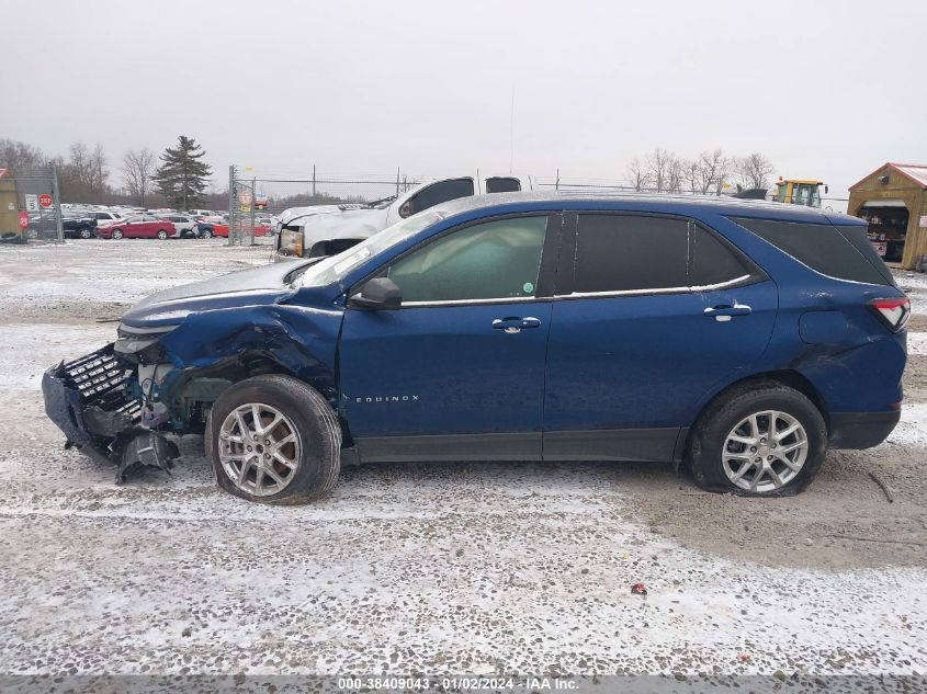 2022 CHEVROLET EQUINOX FWD LS - 3GNAXHEV1NS247781